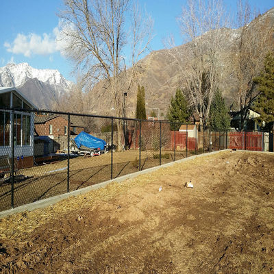 سیم سیکلون الماس زنجیره ی فلزی 50x50mm Mesh اندازه 1.8m