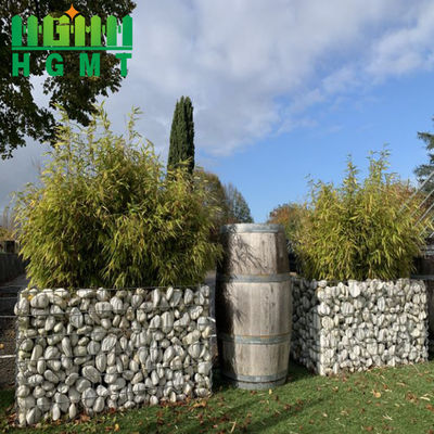 4mm 4mx1mx1m سبد گابيون جوش شده / جعبه پوشش PVC