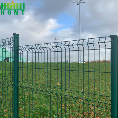 فروش داغ PVC پوشش جاده ای فولاد امنیت منحنی Welded Wire Mesh Fence حصار 3D