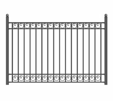 فولاد فلز پیکت تزئینی پانل های حصار آهن آلات عمده فروشی