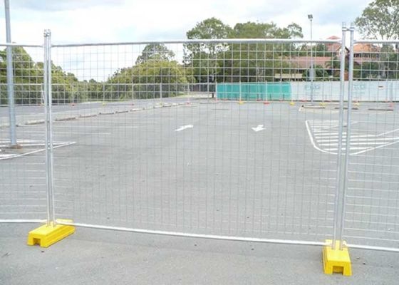 1.8*2.4m حصار امنیتی محل ساخت و ساز حصار گالوانیزه گرم