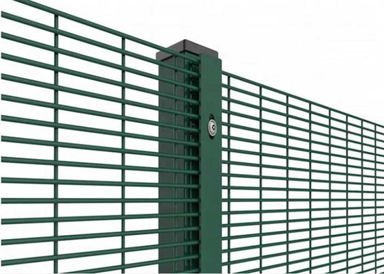 پوشش پودری 358 ستون مربع 3mm ضد صعود سد امنیتی سیم جوش