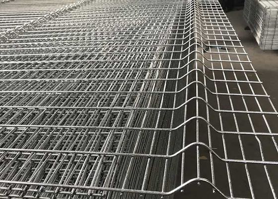 مربع پست H3000mm ضد صعود شبكه نرده OHSAS نوار صاف نرده فولاد