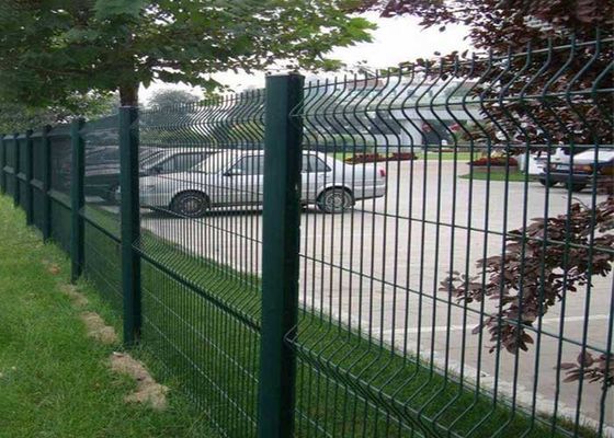 سبز 55X200mm گالوانیزه Welded Wire Mesh Fence ضد جرثقیل