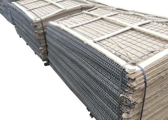 دیوار مستطیل صخره HESCO 76*76mm Rock Cage Supporting Wall