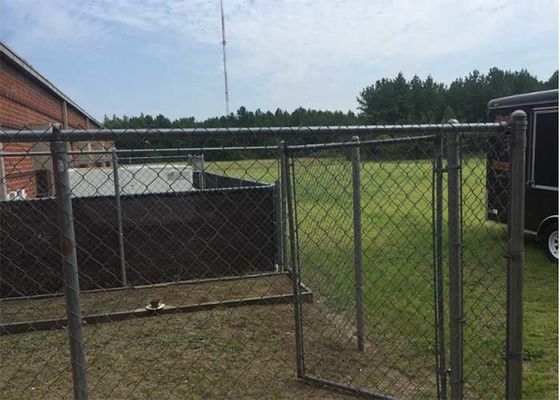 استادیوم سیکلون وینیل پوشانده از زنجیره ای لینک حصار 4.0mm سیم Dia