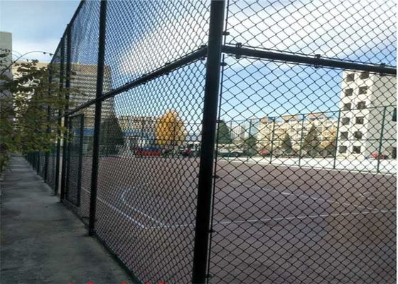 حصار 6 فوت زنجیری گالوانیزه Cyclone Metal Chain Link Fencing