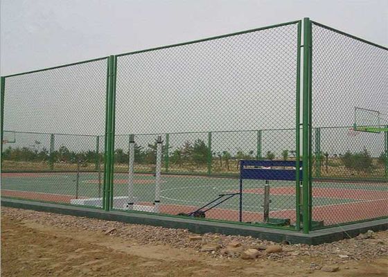 فنس زنجیری الماسی 3.0 میلی متری با روکش گالوانیزه گرم