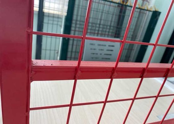 1.2mm W10.5ft حصار امنیتی موقت OHSAS حصار گالوانیزه گرم