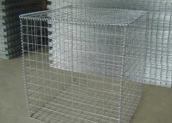 ISO14001 2x1x0.5m Gabion Welded Wire Mesh 4mm سبد های گابیون