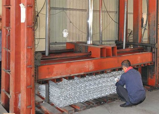 8*10 سانتي متر شبكه سيم گابيون بافتي انعطاف پذير