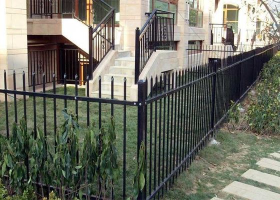 Skyhall Picket Tubular Steel Fence 2000mm پنل های با پوشش پودری از سیم میش
