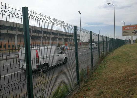 OHSAS گرما درمان شده V Mesh حفاظتی حصار 1030mm تا 2430mm بالا