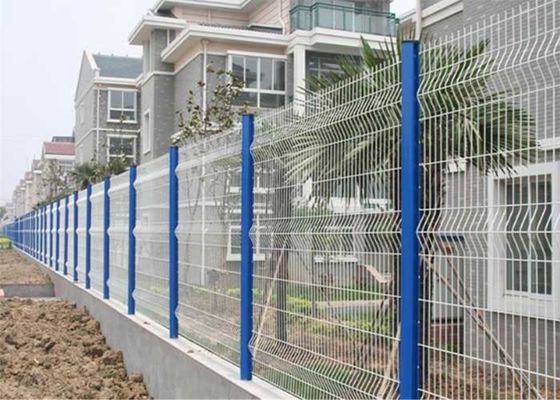 پودر پوشانده شده V Mesh حفاظتی حصار H2.23m 3D Wire Mesh Fence