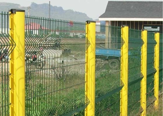ارتفاع 1830mm CM Post V Mesh Security Fencing Fence با پوشش پودری فلزی