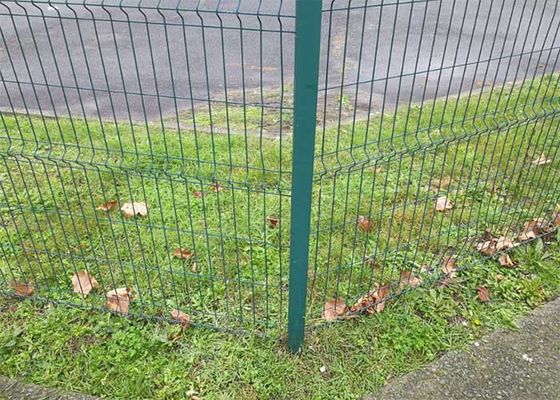گالوانیزه RAL6005 Green V Mesh Fencing 2.5m عرض دایره ای